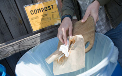 Composting at the Eccentric Cafe is part of our commitment to sustainability