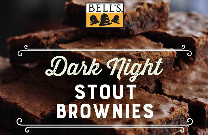 This brownie recipe can be used with any Bell's Stout.