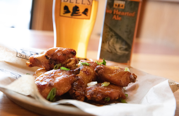 Two Hearted Buffalo Sauce is a perfect compliment to chicken wings.