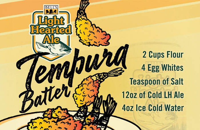 Tempura Batter ingredient illustration, featuring Light Hearted Ale