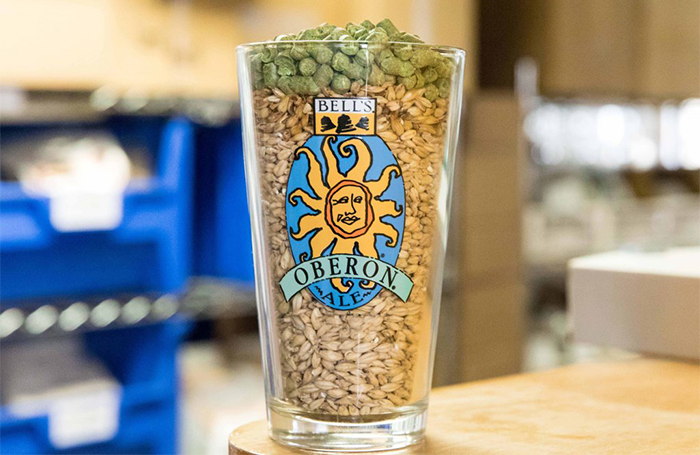 Oberon is brewed with just malt, hops (pictured) along with yeast and water.