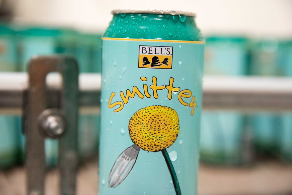 A can of Smitten on the Canning Line.