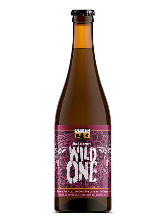 A single bottle of the Raspberry Wild One