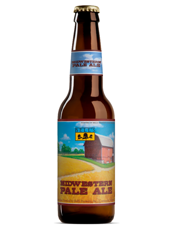 A bottle of Midwestern Pale Ale