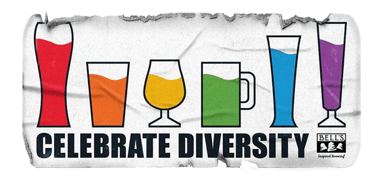 Celebrate diversity sticker