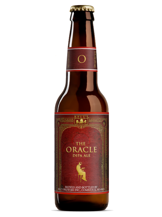 A single bottle The Oracle DIPA Ale