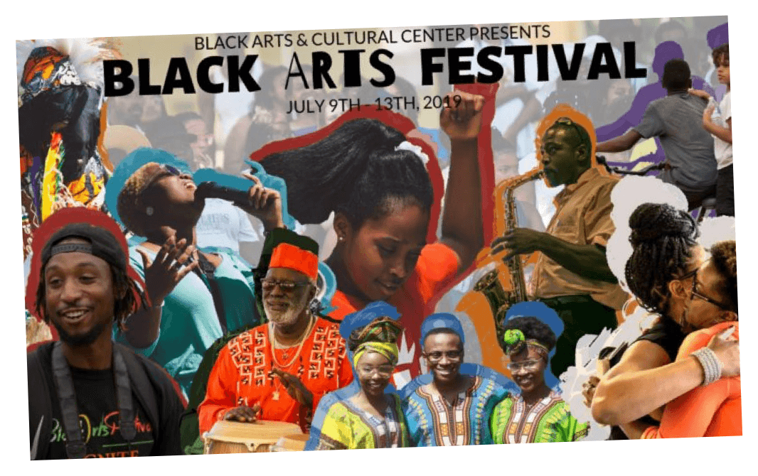 Poster for the black arts festival