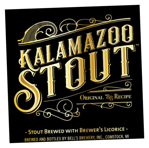 Kalamazoo Stout label