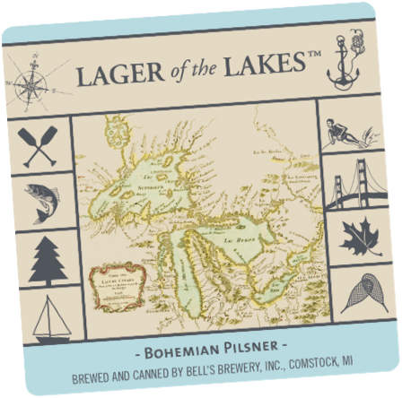 Lager of the lakes label