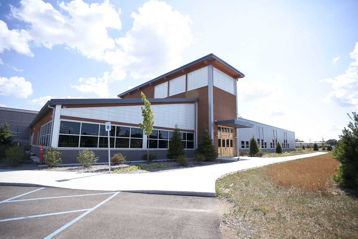 Image of the expanded brewery entrance