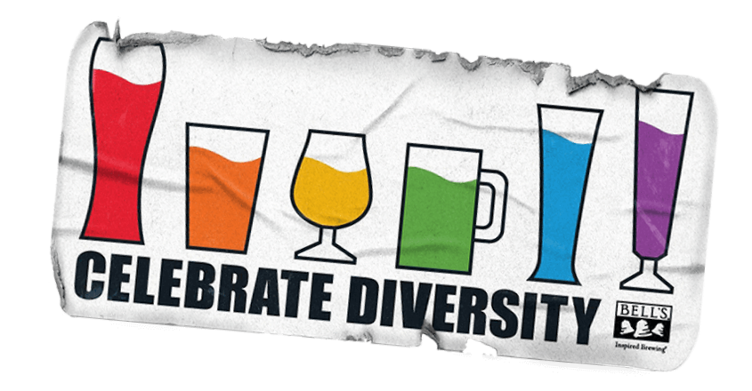 Celebrate Diversity Craft Beer Gifts Drinking Beer Brewery - Celebrate  Diversity Beer - Sticker