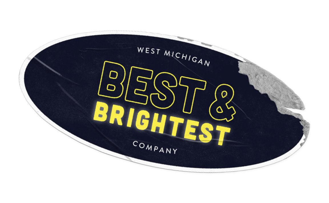 West Michigan Best and Brightest sticker