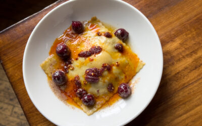 Recipe: Cherry and Short Rib Raviolo with Bell’s Porter