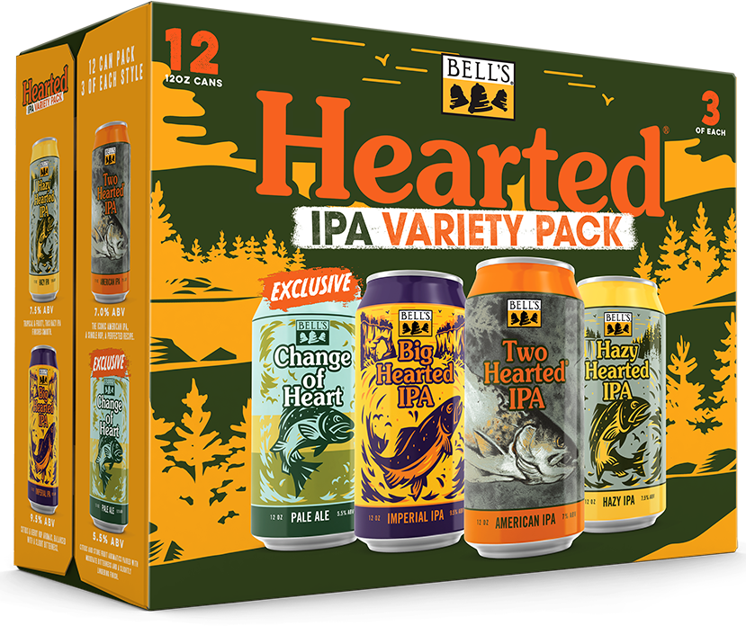 Bell's Brewery Hearted IPA Variety Pack packaging