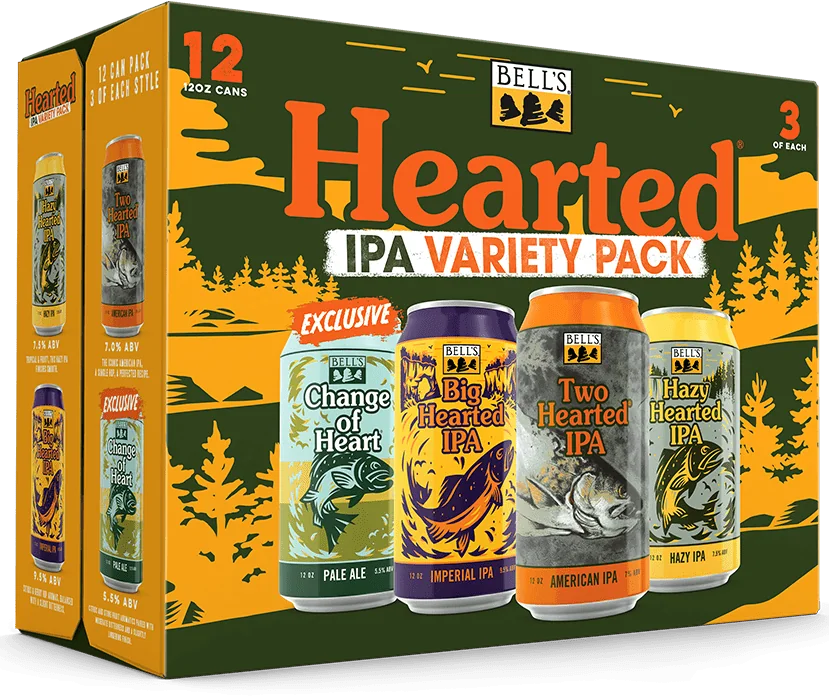 Bell's Brewery Hearted IPA Variety Pack packaging